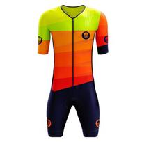 Cycling Suit Triathlon Onesie Tight-fitting Vertical Pattern Mountain Bike Road Bike Roller Skating Suit Breathable 2026 S
