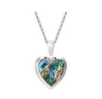 Vnox Women Locket Necklaces, Openable Heart Pendants, Stainless Steel Shell Photo Frame Necklace 45cm-50cm