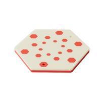 Heat-resistant Silicone Insulation Pad Non-Slip Anti-scalding Oil-Resistant Place Mat Stable Stackable Cup Mat Kitchen Use 16x18cm
