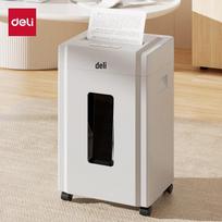Deli P-5 Commercial 10-Sheet Cross-Cut Paper Shredder with 75-Min Run Time CN plug (adapter included) balta spalva