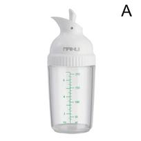 200ml Salad Dressing Shaker Cup Universal Manual Sauces Salad Leak proof Bottle Container Gadget Mixer Kitchen M4N8
