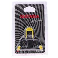 Road Bike Pedal Cleat Spd Pc Bicycle Pedals Plate Clip Self-Locking Plate Float Pedal Cleats Cycling Shoes Bicycle Accessories geltona