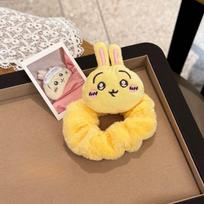 New  seller Chiikawa Cartoon Plush Hair Hoop Hair Accessory Hair Tie give to Girl kawaii birthday Gifts