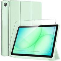 Coque + Verre Trempé pour Samsung Galaxy Tab A11 Plus / A9 Plus, Protection avec Support - Vert