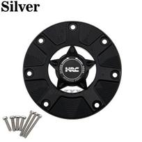 Motociklo Priedai CNC Aliumininis Kuro Dujų Bakelio Dangtelis Be Rakto Dangalas HONDA HRC CBR600RR CBR1000RR CBR 600 1000 RR 2003 sidabras