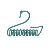 3pcs Swan Socks Clip Balcony Multifunctional Drying Rack Home Drying Clothespin Cartoon Cute Windproof Socks Clip 3pcs žalia