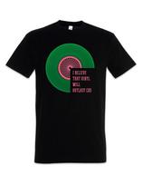 Vinyl Will Outlast CD T-Shirt Club Disco Retro Turntable DJ MC Record Collector L