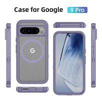 For Pixel 9 Pro Magnetic Phone Case Matte, Niche, Light Luxury, Anti Drop, Dustproof Hole, Three Proof Phone Case Pixel 9