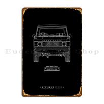 Range Rover Classic Automobilio Bw Metalinis Modelis Classic British 3.9 įpurškimas V8 įpurškimas RR Metalinė Plokštelė Garažo Dekoras Skardinis Ženklas Plakatas 20x30cm