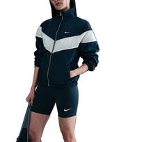 Nike Windrunner Moteriškas laisvas UV apsaugos austas striukė su užtrauktuku FV6305-478 EU M mėlyna
