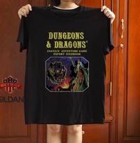 Dungeons and Dragons Fantasy Adventure Black Unisex T-Shirt Size S-5XL Unisex T-Shirt XXXXL