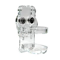 Acrylic Magnetic Water Bottle Holder Dispenser Stand for Hamster Guinea Pig one size