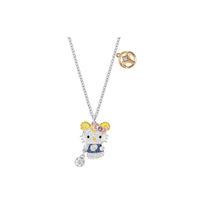 Swarovski Hello Kitty Aries Zodiac Necklace Women necklace 5192746 White Gold,L