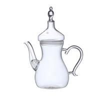 Didelės talpos 1000 ml aukšto borosilikatinio arabiško stiklo arbatinukas su filtru, karščiui atsparus šaltas virdulys, gėlių arbatos puodas, arbatos reikmenys