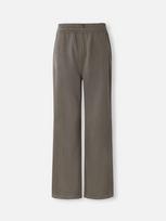 Lulu High-Quality Softstreme Ribbed Modal Wide-Leg Pants L (110-130 lbs)
