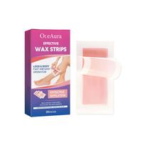 Oceaura Scented Wax Strips For Gentle And Nourishing Hair Removal With Smooth Skin Finish Rose Scent