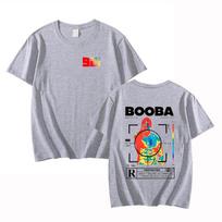 NEW BO Tshirts Unisex Fashion BOOBA Print Short Sleeve Tshirt Women Casual Harajuku Streetwear Tops M