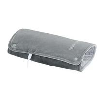 HOMEFISH Heating Pad Electric Heated Mat Machine-Washable Microplush Pad for Back Pain and Cramps pilka spalva