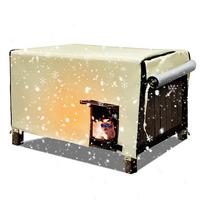 Pet Kennel Cover Windproof and Breathable for Dog Crates with Two Doors and Roll Up Window 35x22 5x19 7 Inches China Mainland