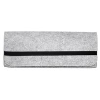 60/ 87/104 Keys Keyboard Bag Felt Keyboard Pack Mechanical Keyboard Carrying Case Storage Bag Peripheral Bag Protective Cover 31x17x4cm šviesiai pilka spalva
