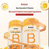 Norte/Land B Complex Multivitamin with Taurine - 72 Tablets for Children and Adults, Certified Genuine Product