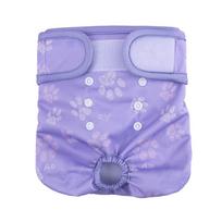 Breathable Pet Sanitary Pants Washable Dog Underwear Pet Physiological Pants  Pet Incontinence XS violetinė