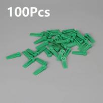 100 vnt. plastikiniai plytelių tarpikliai, daugkartinio naudojimo padėties nustatymo spaustukai, sienų, grindų plytelių klojimo įrankis, lygiai, sieninės plytelės, plytelių reguliavimo pleištai, rankinis