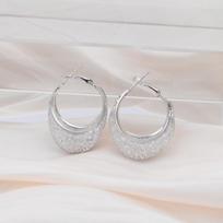3 Color Hollow Net Crystal Women Drop Earrings Gold Color Buckle Heavy U Shape Ladies Wedding Party Ear Zircon pendientes