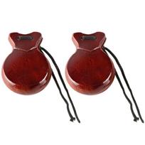 Wooden Flamenco Dance Castanets Hand Clapper Hand Castanets Spanish Castanets  Percussion Brown