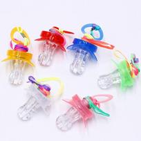 Children Flash Simulation Pacifier LED Light-emitting Party Party Bar Whistle Light Pacifier Atmosphere Props Light-emitting Toy
