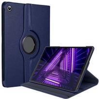 Coque pour Lenovo Tab M10 FHD Plus (2e Gen), Protection Antichoc avec Support Rotatif - Bleu Marine mėlyna