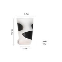 300 ml Puodelis Karščiui atsparus stiklinis kačių puodelis Tiger Paws Office Matte Cat Paws Creative Milk Kavos puodelis Mielas gėrimų butelis A