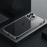 Magnetinis dėklas, skirtas iPhone 11 12 13 14 Pro Max Skaidrus Magsafe galinis dangtelis iPhone 13 Pro Max 12 dėklas Metalinis rėmelis Telefono buferio lęšio stiklas For iPhone 12