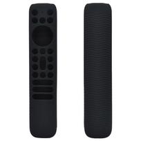 Odai nekenksmingi dangteliai, skirti TCL RC902V FMR1 FMR2 FMR4 FMR5 televizoriaus nuotolinio valdymo pulto neslystantis smūgiams atsparus apsauginis silikoninis dėklas su dirželiu juoda