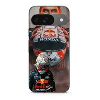 Case for Google Pixel 9 verstappen lightning Formula 1 F1 Helmet juoda
