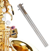 Saksofono raktas Sidabrinis plienas Reguliuojamas Klavišų dangtelio remonto įrankis Muzikos instrumento priedai