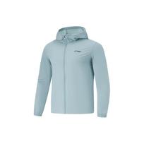 Li-Ning UV Apsauga Vėsinanti Technologija Drėgmę Sugerianti Kvėpuojanti Su Gobtuvu Sportinė Fitneso Švelni Striukė Lauko Lengva Apsauganti Nuo Saulės Striukė AFDU163-6 M