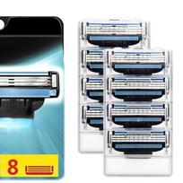 8 vnt „Blade Men“ skutimosi kasetės Skutimosi kasetės skutimosi peiliukai 8pcs
