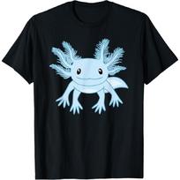 Blue Axolotl Funny Kawaii Axolotl Lover Men Women Kids T-Shirt S juoda