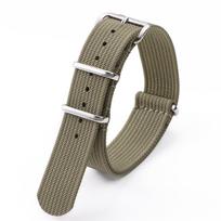 Nylon Watch Band 18mm 20mm 22mm for Seiko for Omega 007 Strap Premium Army Sport Dropshipping Green Brown Gray Belt Bracelet 18mm žalia