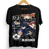 Blue lock T-shirt Kunigami Rin Itoshi Barou Shouei Meguru Bachira Shirt All Size S juoda