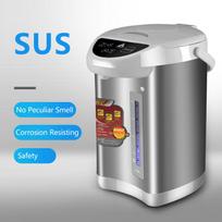 TSJ Stainless Steel Electric Kettle 110V/220V with Automatic Insulation sidabrinės pilkos spalvos standartinis - 220v es kištukas spalva