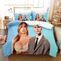 Tate Mcrae Bedding Set Single Twin Full Queen King Size Bed Set Aldult Bedroom Duvetcover Sets Anime Bed Sheet Set EU Single(135*200cm)3pcs