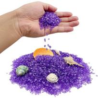 Aquarium Fish Tank Gravel 1 Pound High Luster Crushed Glass for Aquarium Decorations Vase Filler. White