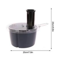 Thermomix TM5 ir TM6 Vaisių ir daržovių smulkintuvo bei tarkavimo priedai tamsiai mėlyna spalva