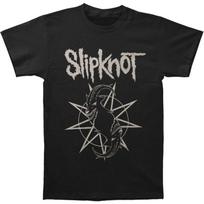 Slipknot Men's Goat Star Logo (Back Print) T-Shirt Black S juoda