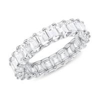 925 Sterling Silve Gorgeous Promised Rings Love Wedding Zircon Full Paved Square Crystal Zircon Elegant Women Engagement Ring 7 varis