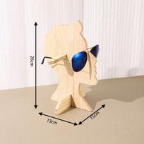 Wooden Glasses Display Shelf Sunglasses Bracket Cabinet Woman Man for Spectacle Frame Display Props Decorative