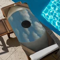 Rene Magritte Art Towel Sauna Gift PoolGym Beach Travel Shower Quick Dry Sports Towels Camping Soft W40*H60(CM)