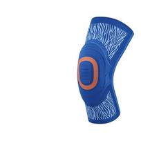 Pressurized Elastic Knee Support Adjustable Fixed Patella Sleeve Sports Knee Pad  Running XL juoda